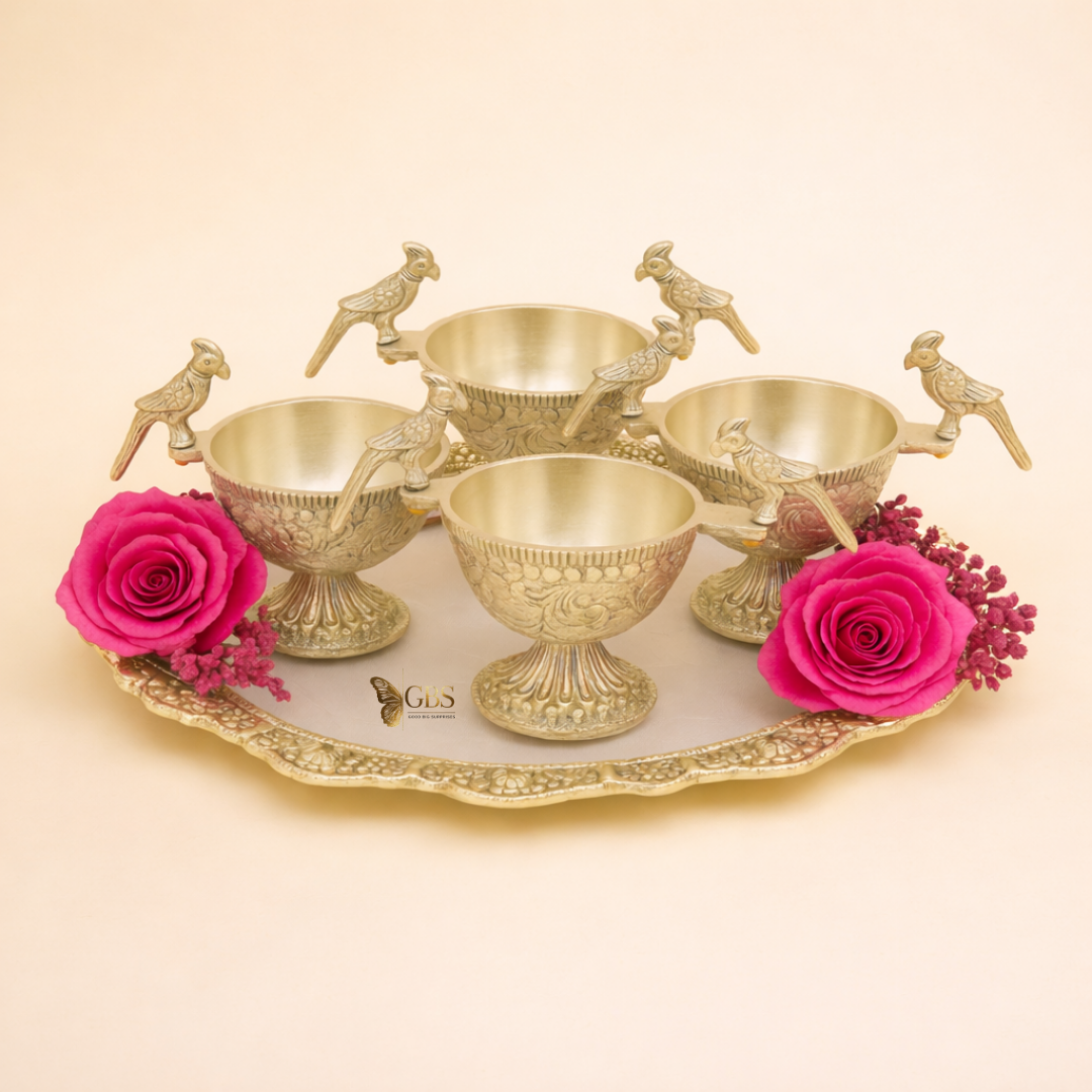 Sparrow Grace Silver Platter