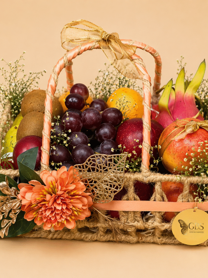 Rustic Orchard Charm Basket