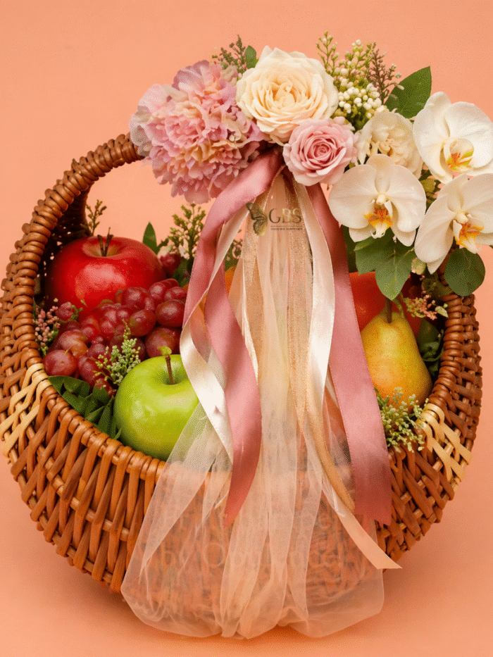 Floral Orchard Luxe Basket