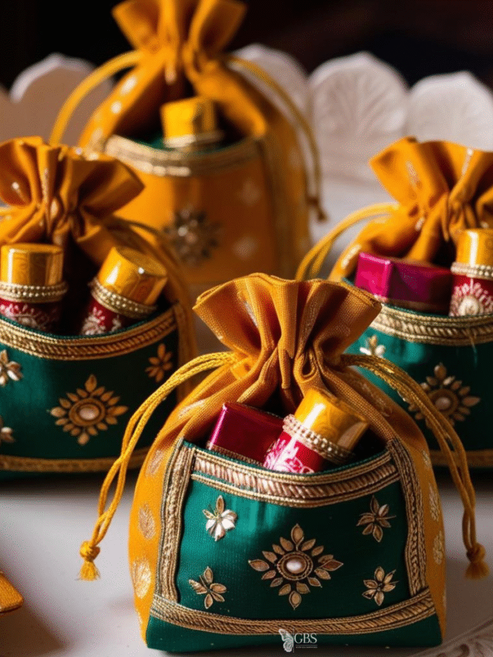 Emerald Potli Luxe Set