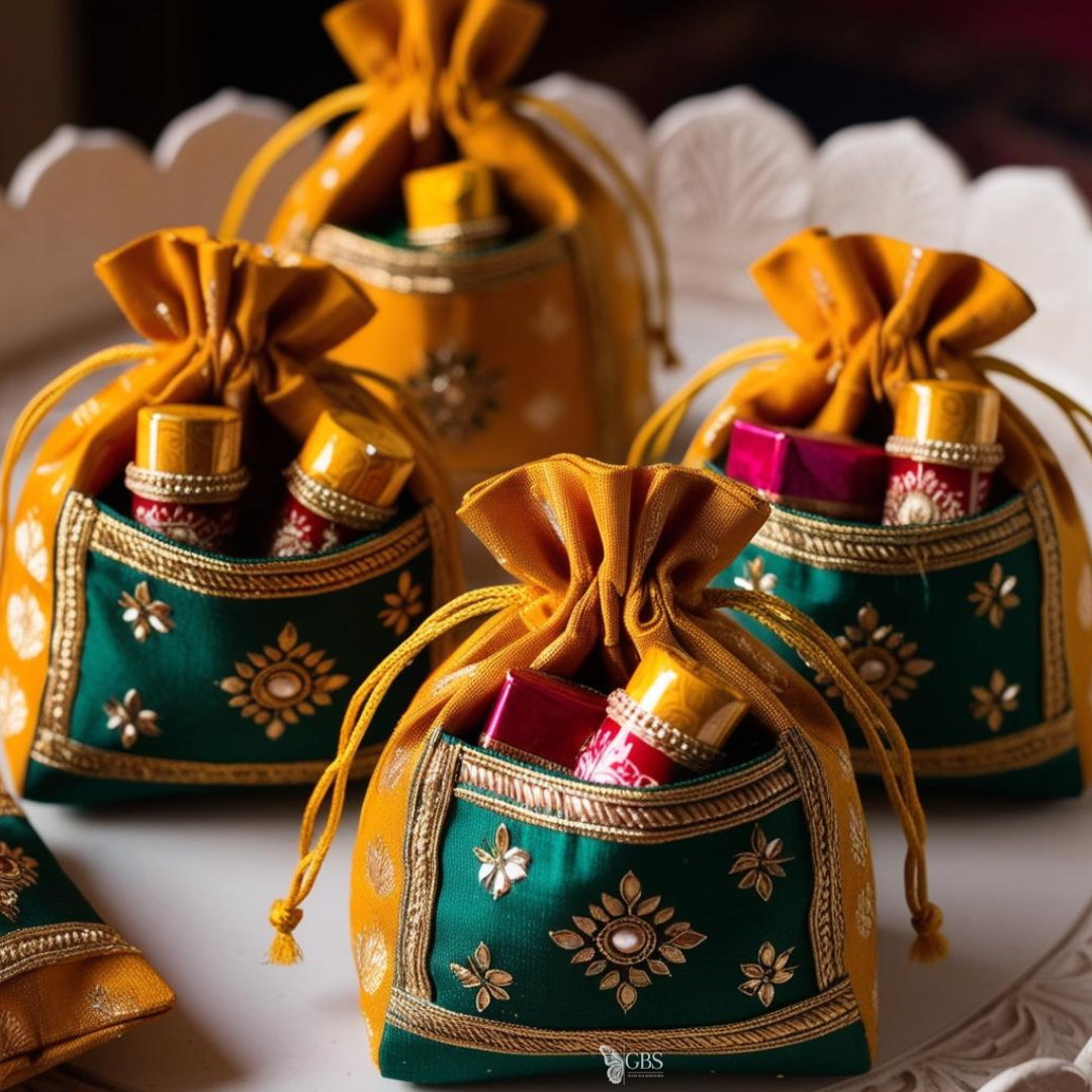 Emerald Potli Luxe Set