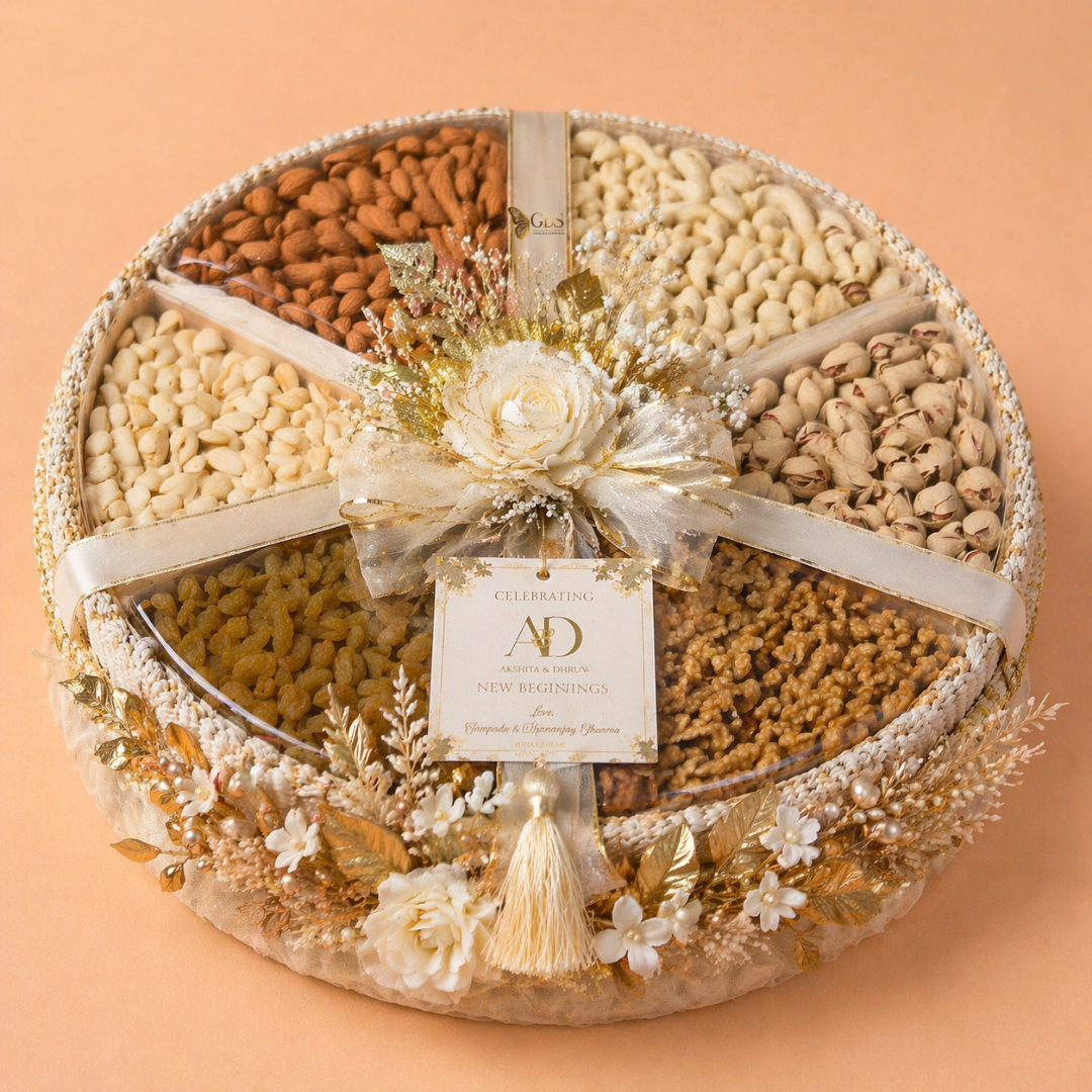 Heritage Circle Dryfruit Platter