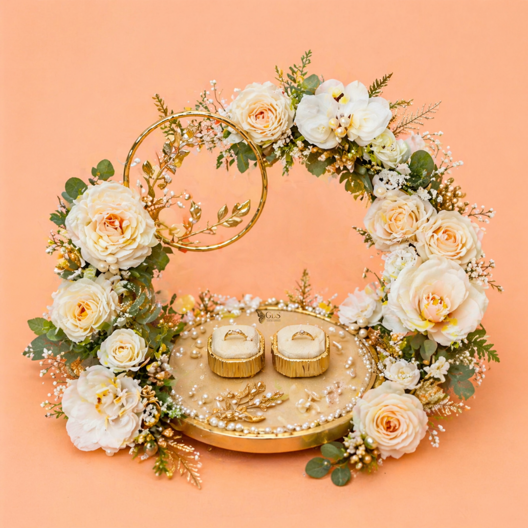 Champagne Rose Ring Platter