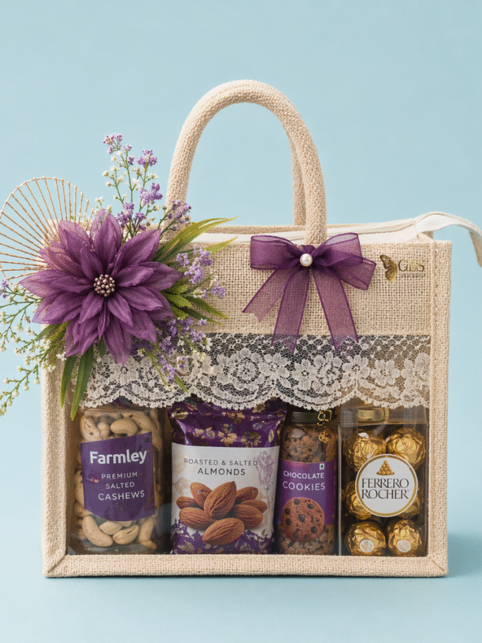 Rustic Luxe Carry Hamper