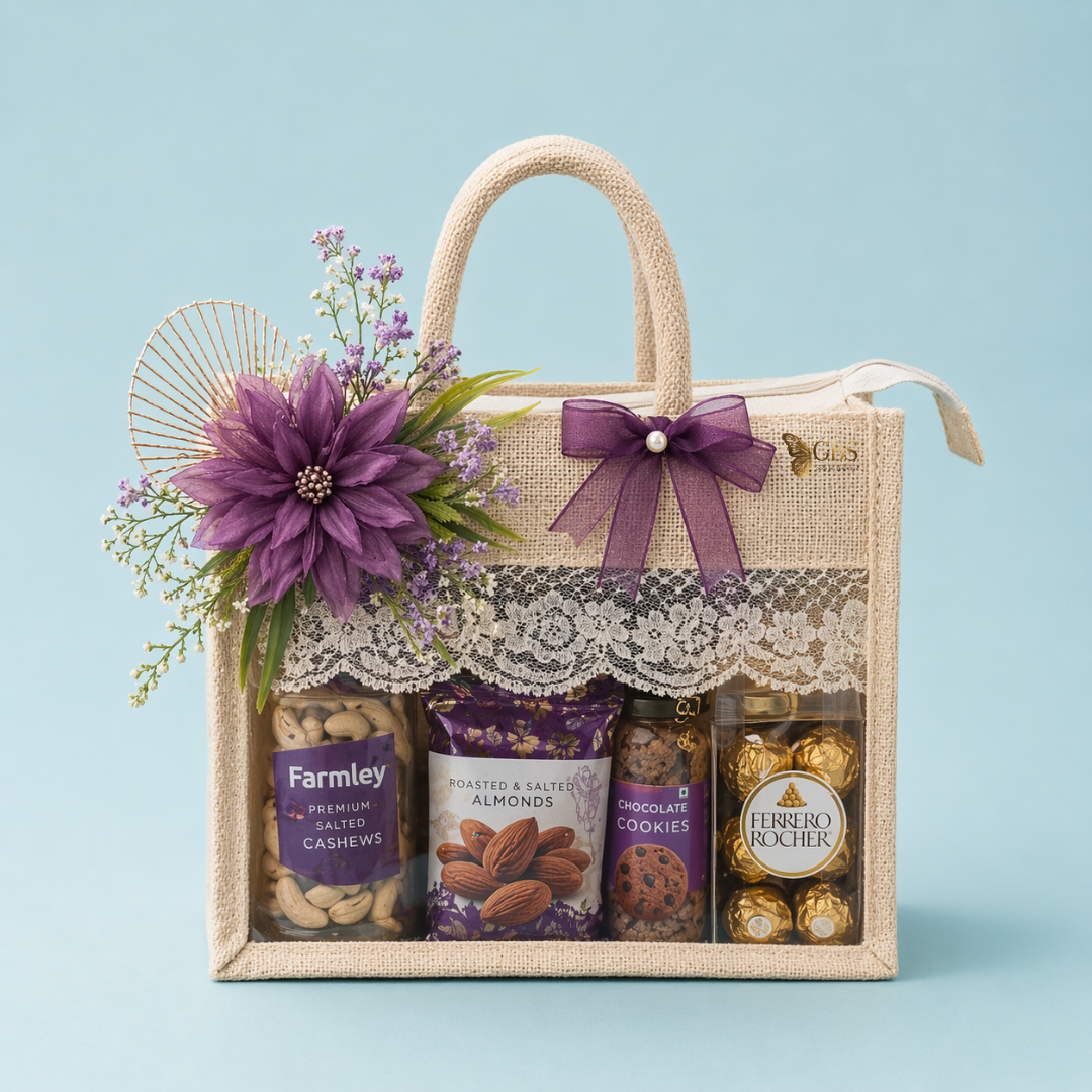 Rustic Luxe Carry Hamper