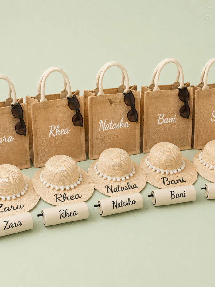 Personalized Bridesmaid Mini Totes
