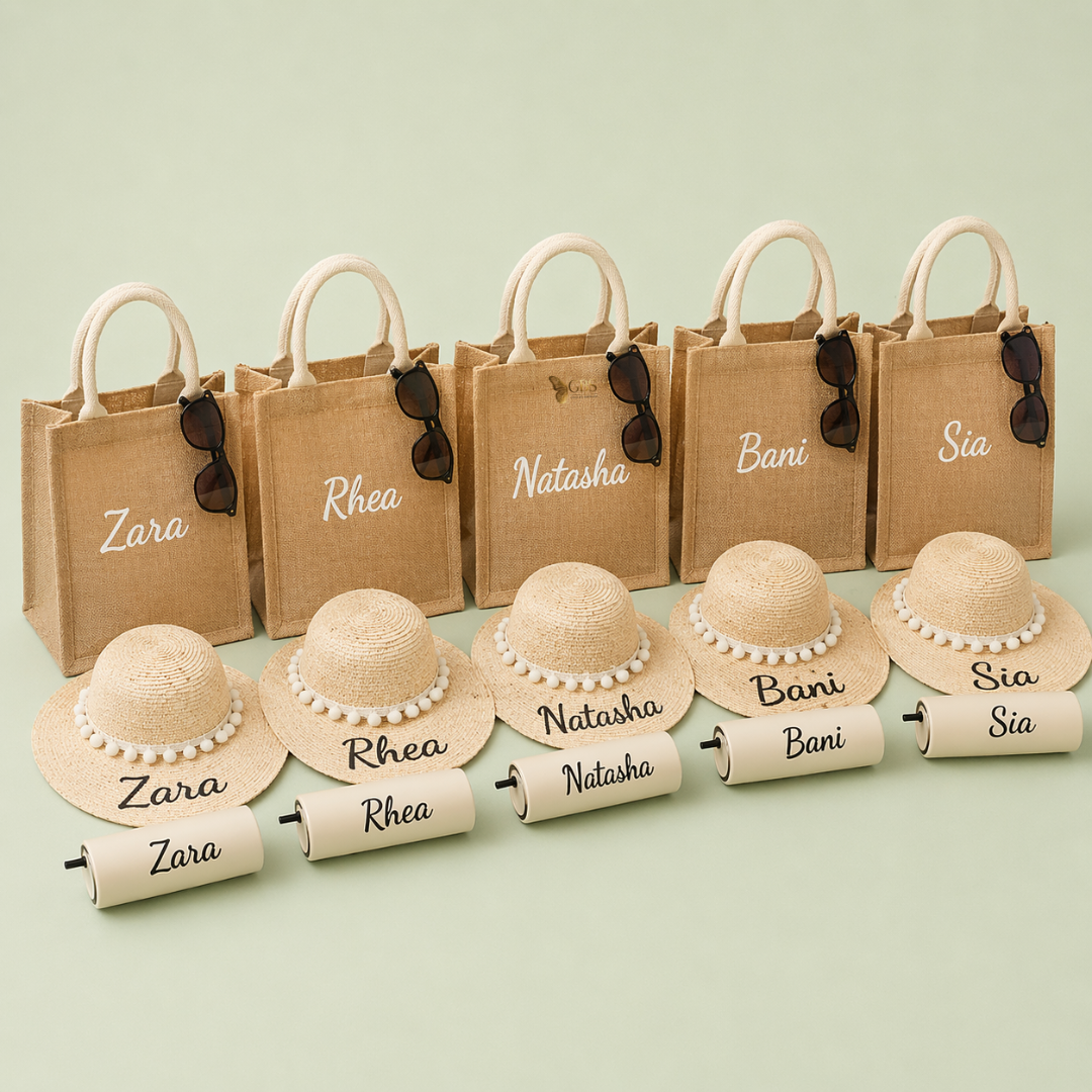 Personalized Bridesmaid Mini Totes