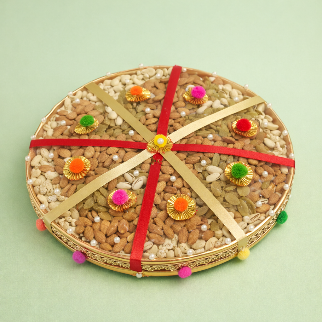 Festive Mithaas Dryfruit Wheel
