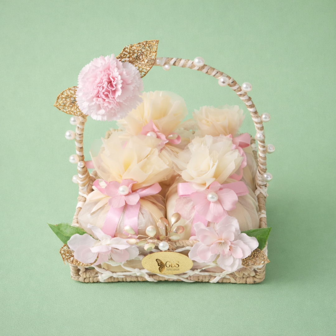 Blush Luxe Dryfruit Basket