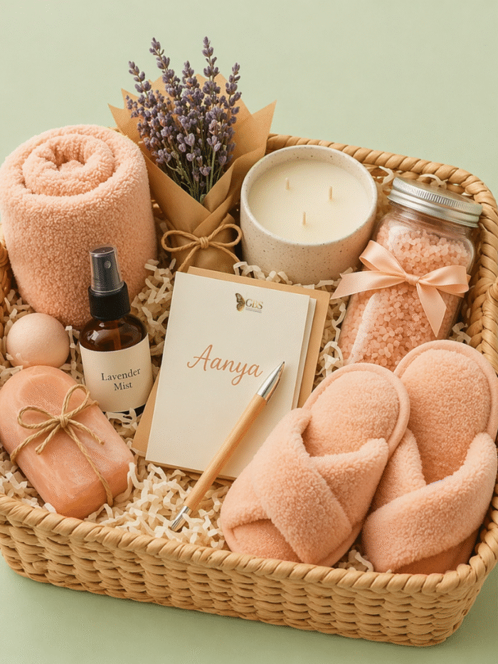 Peach Pamper Retreat Hamper