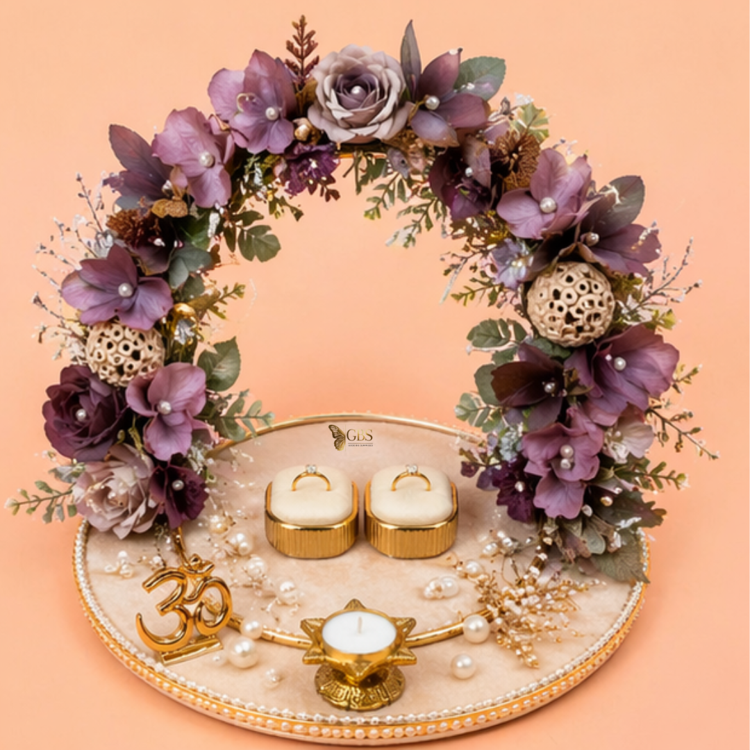 Mauve Luxe Ring Platter