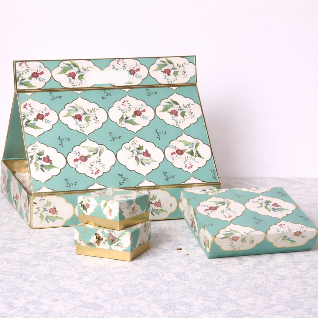 The Emerald Lattice A-Frame Hamper