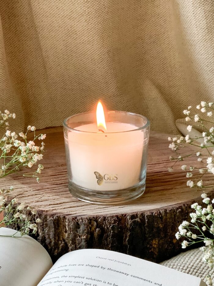 Classic White Candle – Soft Glow