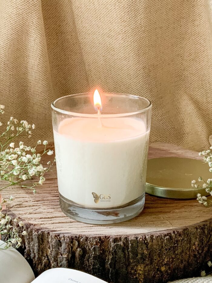 Frosted Glass Candle – Signature Glow