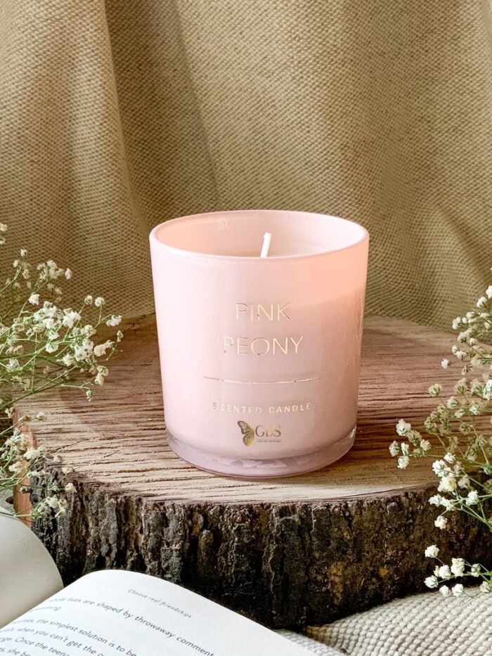 Pastel Glass Candle – Soft Glow