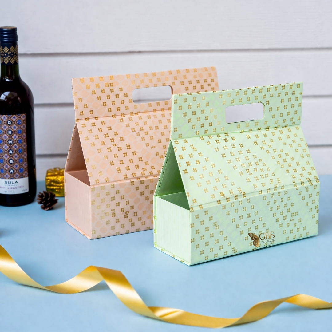 Pastel Geometric Wine Carriers