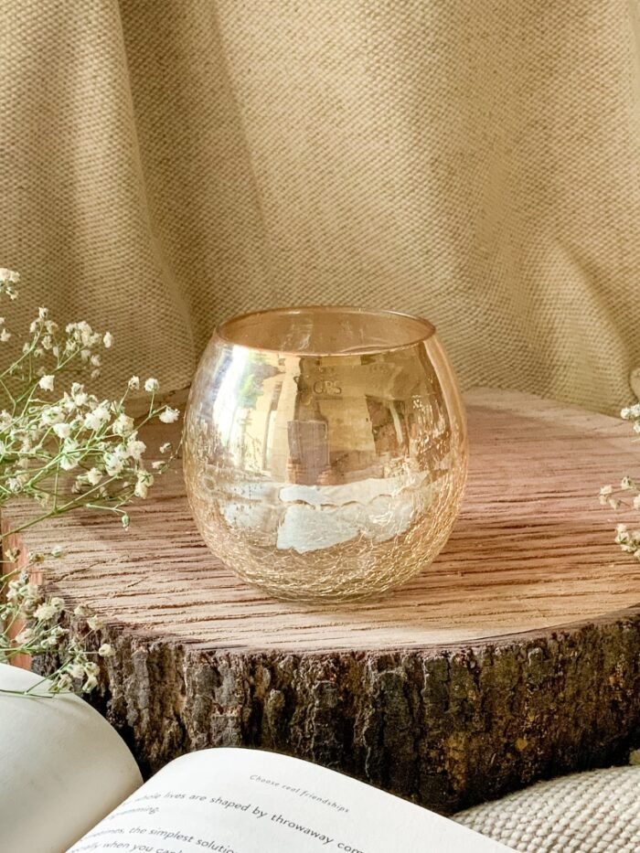 Gold Globe Candle – Luxe Glow