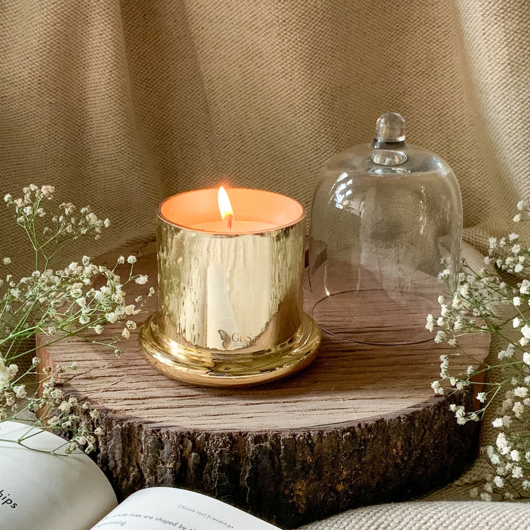 Cloche Glass Candle – Luxe Glow