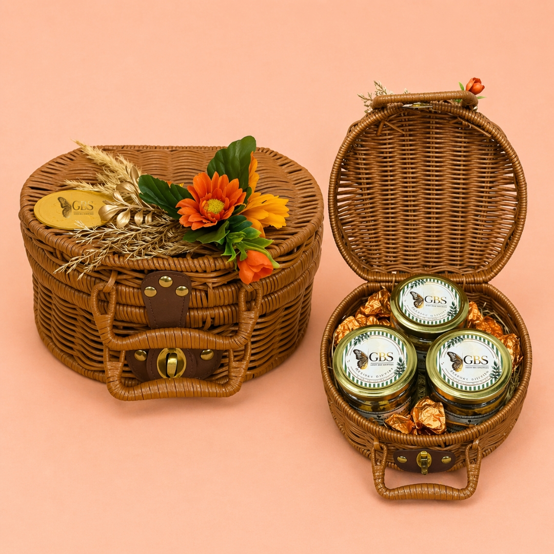Premium Wicker Gourmet Hamper