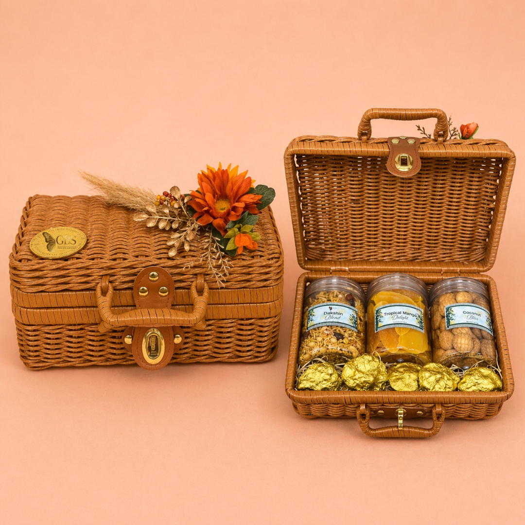 Luxury Wicker Treats Hamper
