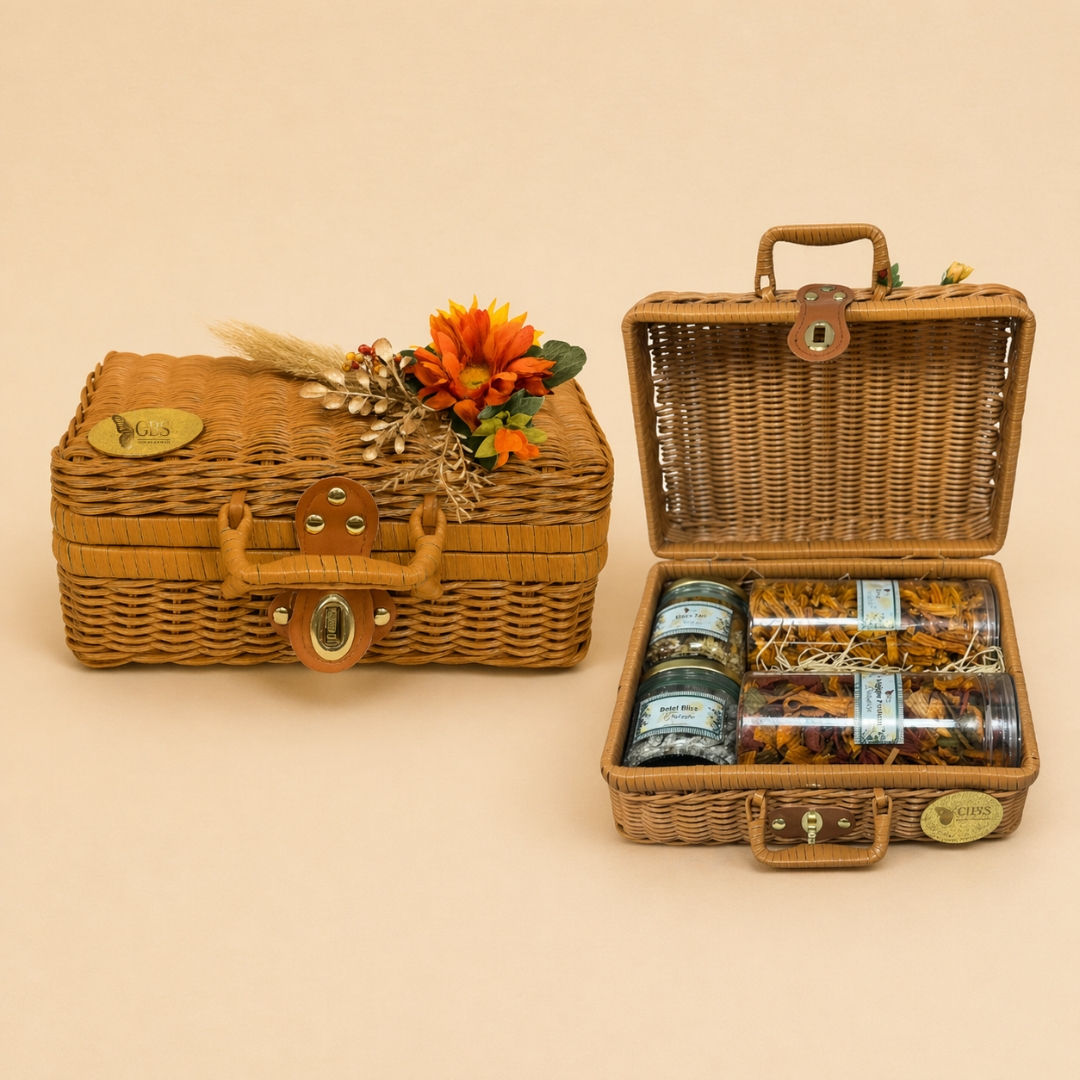 Artisan Wicker Wellness Hamper