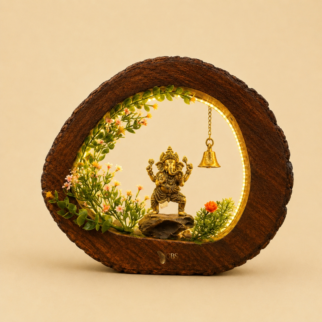 Enchanted Ganesha LED Nature Decor
